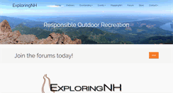 Desktop Screenshot of exploringnh.com