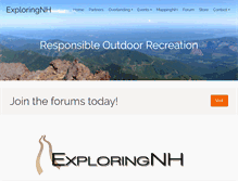 Tablet Screenshot of exploringnh.com
